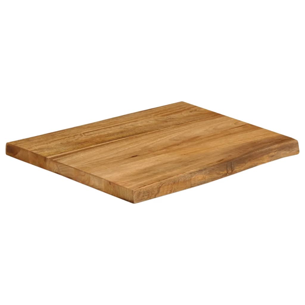 vidaXL Dessus de table 40x40x2,5 cm bord vivant bois massif manguier