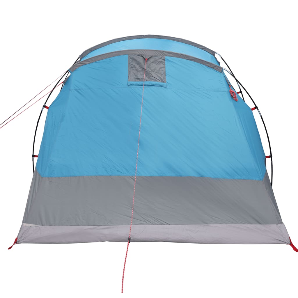 vidaXL Tente familiale tunnel 6 personnes bleu imperméable