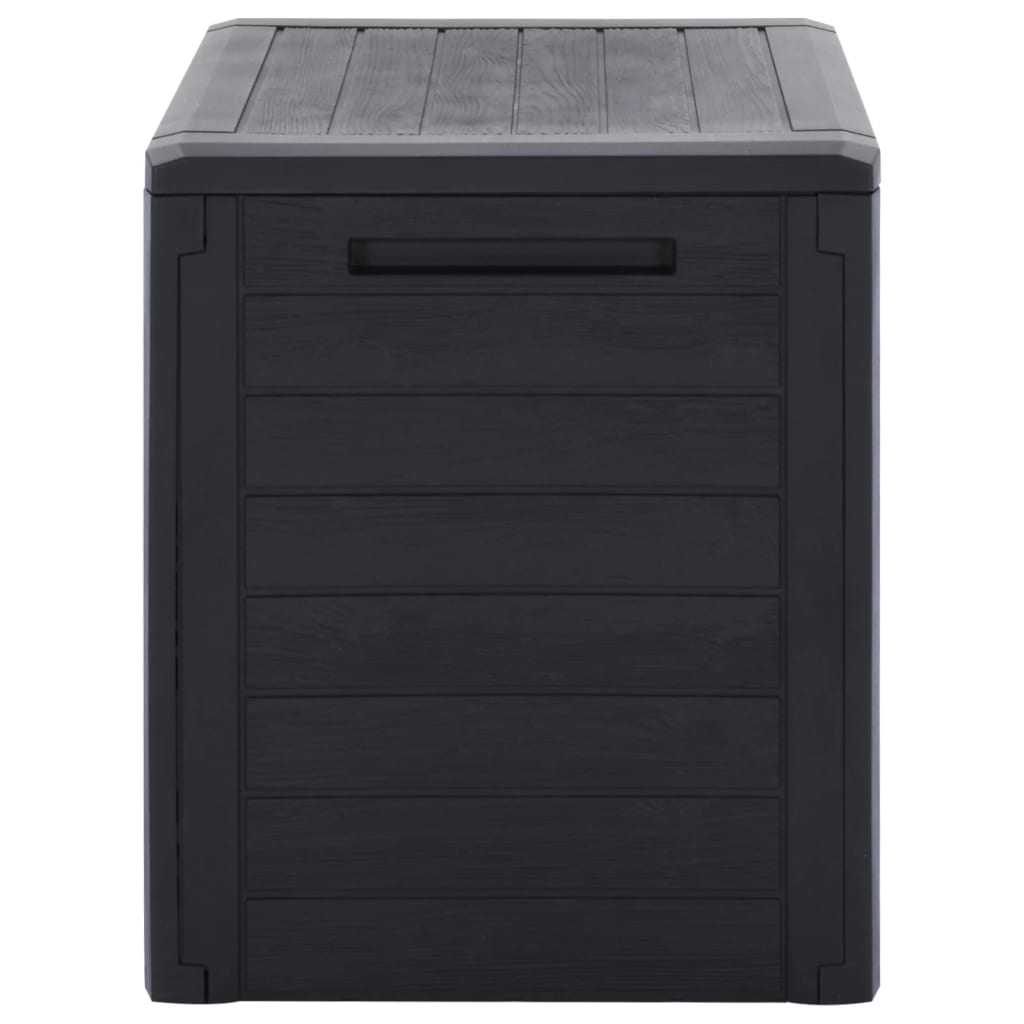 vidaXL Boîte de stockage jardin Anthracite 58,5x46x55 cm Polypropylène