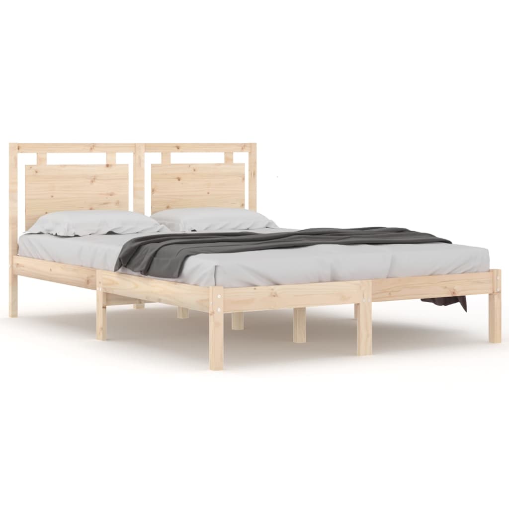 vidaXL Cadre de lit sans matelas 180x200 cm bois massif