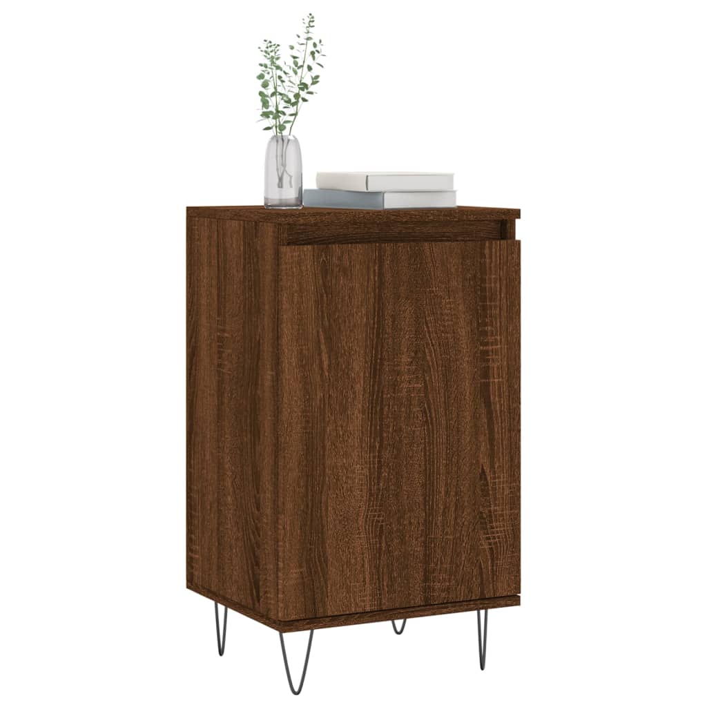 vidaXL Buffet chêne marron 40x35x70 cm bois d'ingénierie