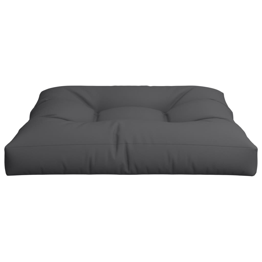 vidaXL Coussin de palette noir 70x70x12 cm tissu