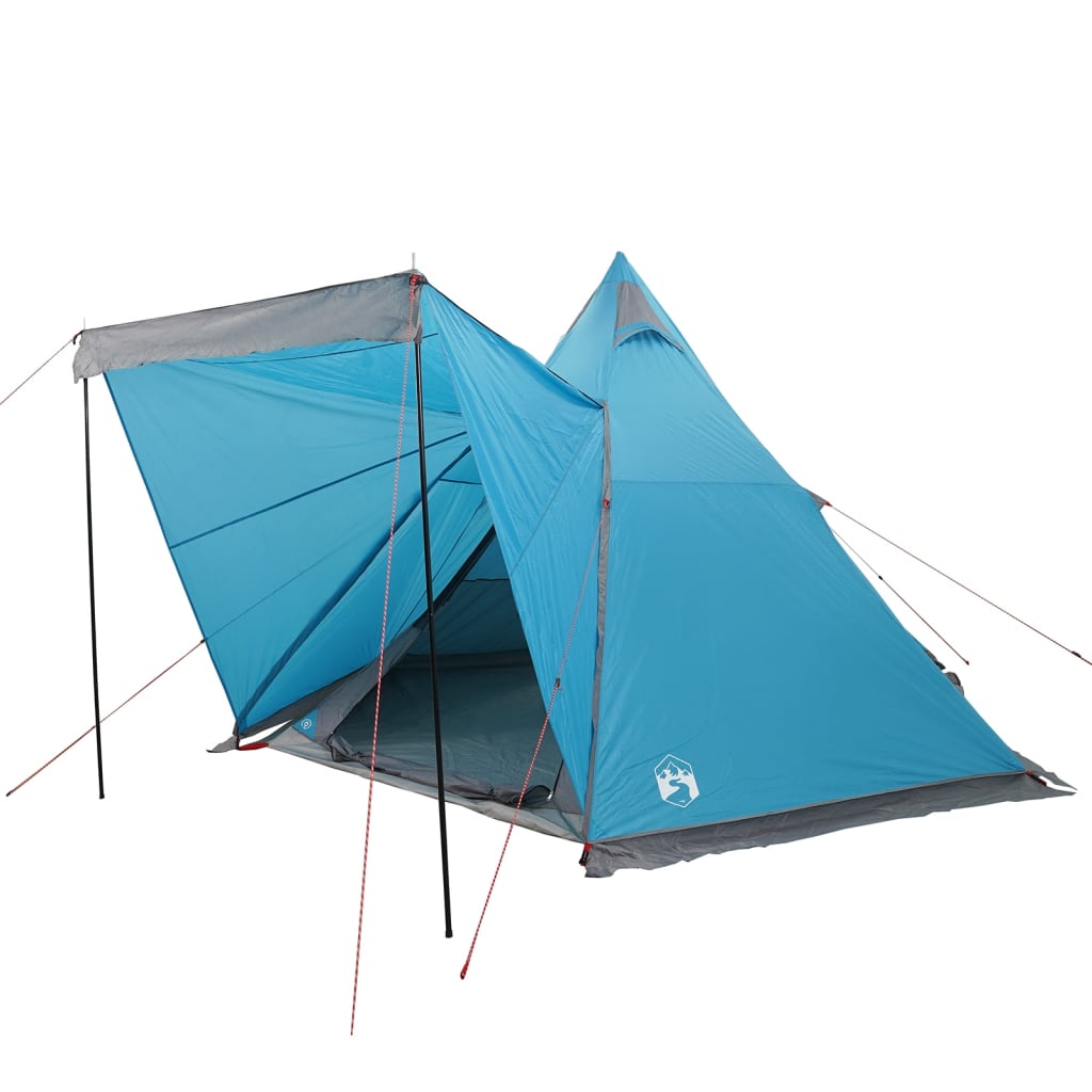 vidaXL Tente familiale tipi 6 personnes bleu imperméable