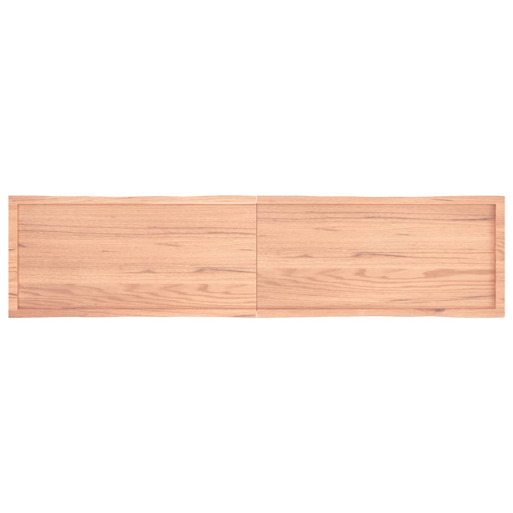 vidaXL Dessus de table bois massif traité bordure assortie