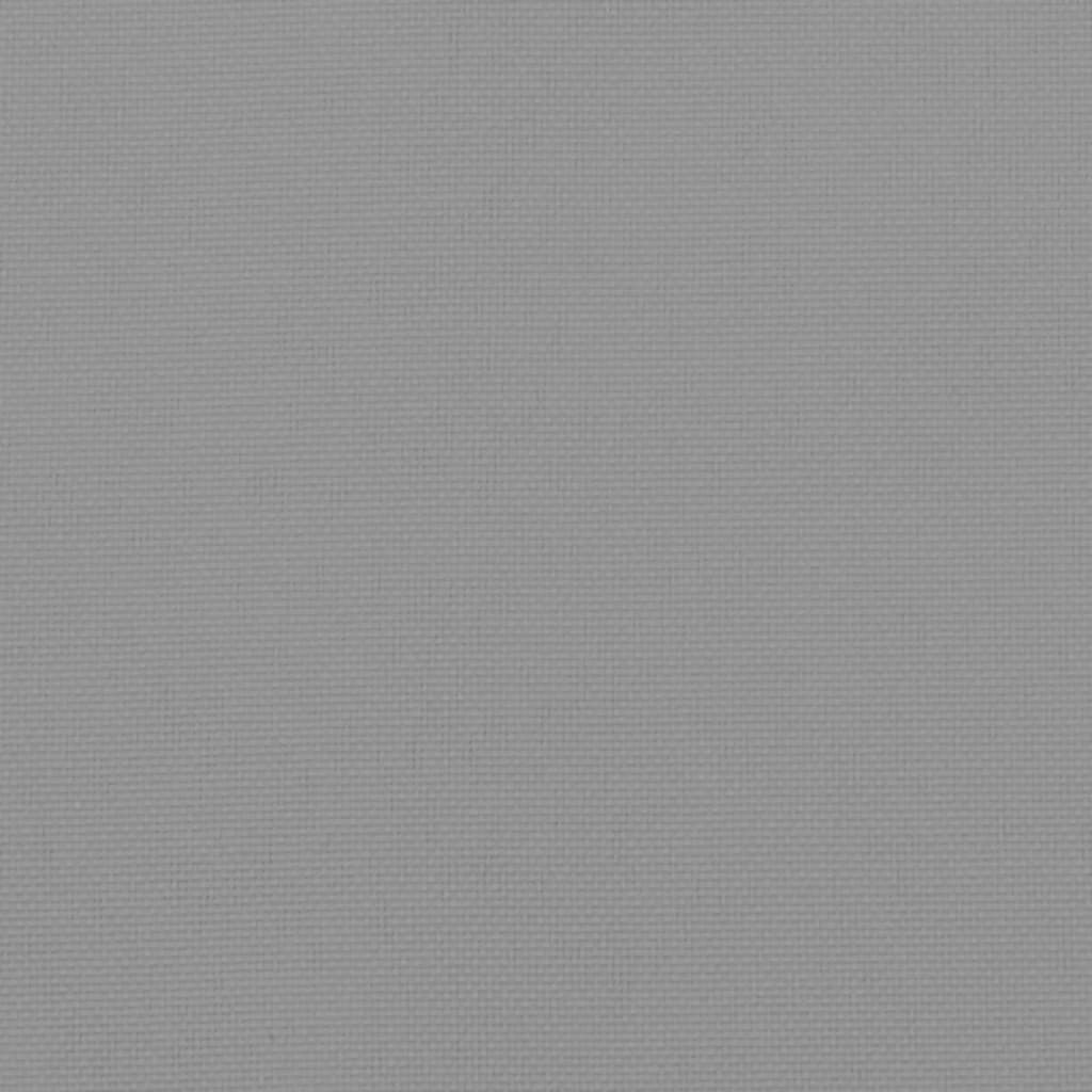 vidaXL Coussin de chaise de terrasse gris (75+105)x50x4 cm