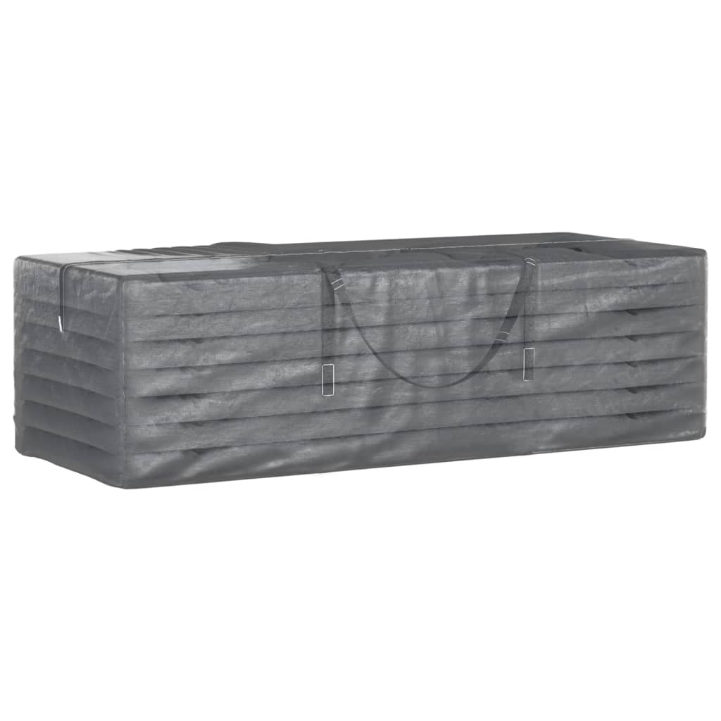 vidaXL Sacs de rangement pour coussins de jardin 2 pcs noir