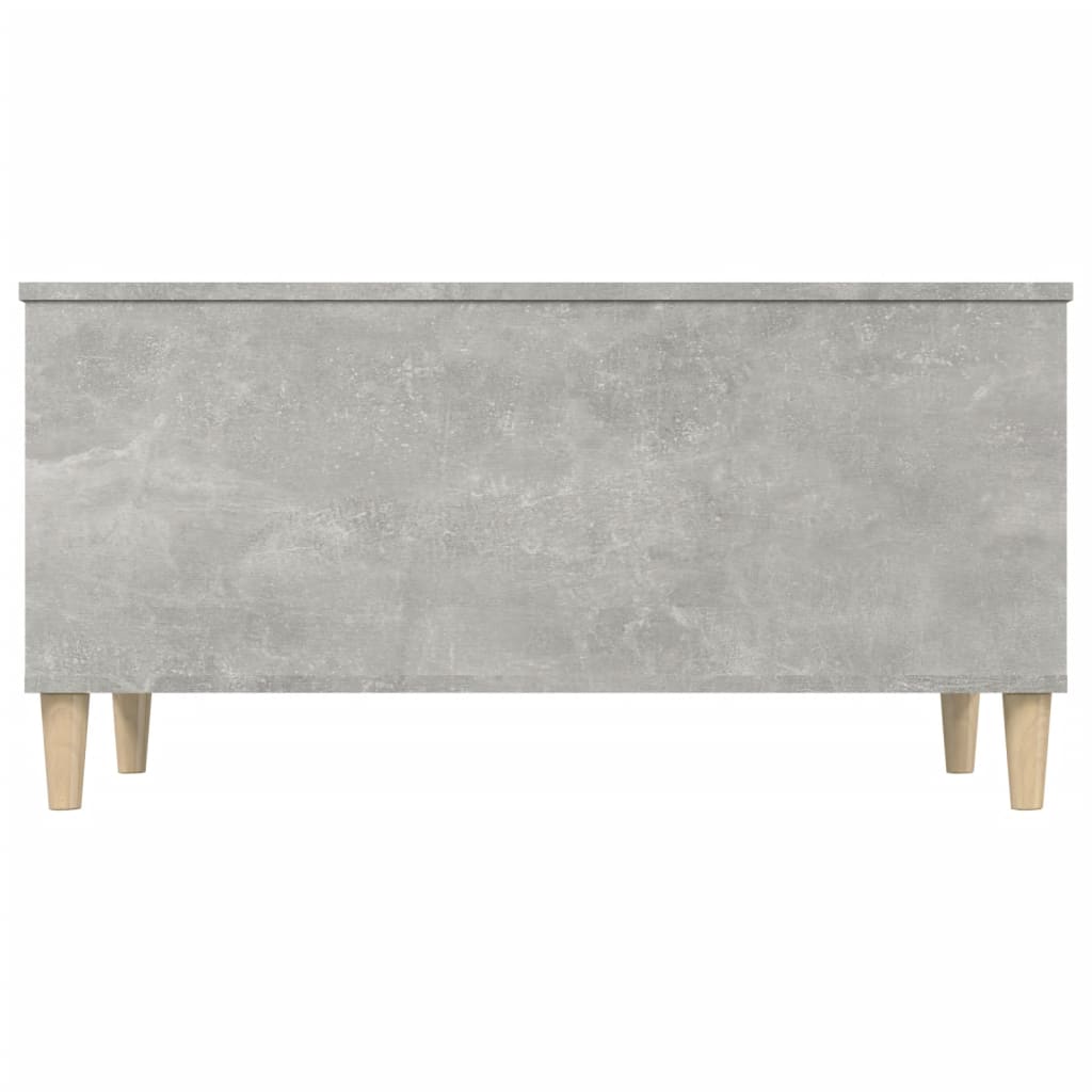 vidaXL Table basse Gris béton 90x44,5x45 cm Bois d'ingénierie