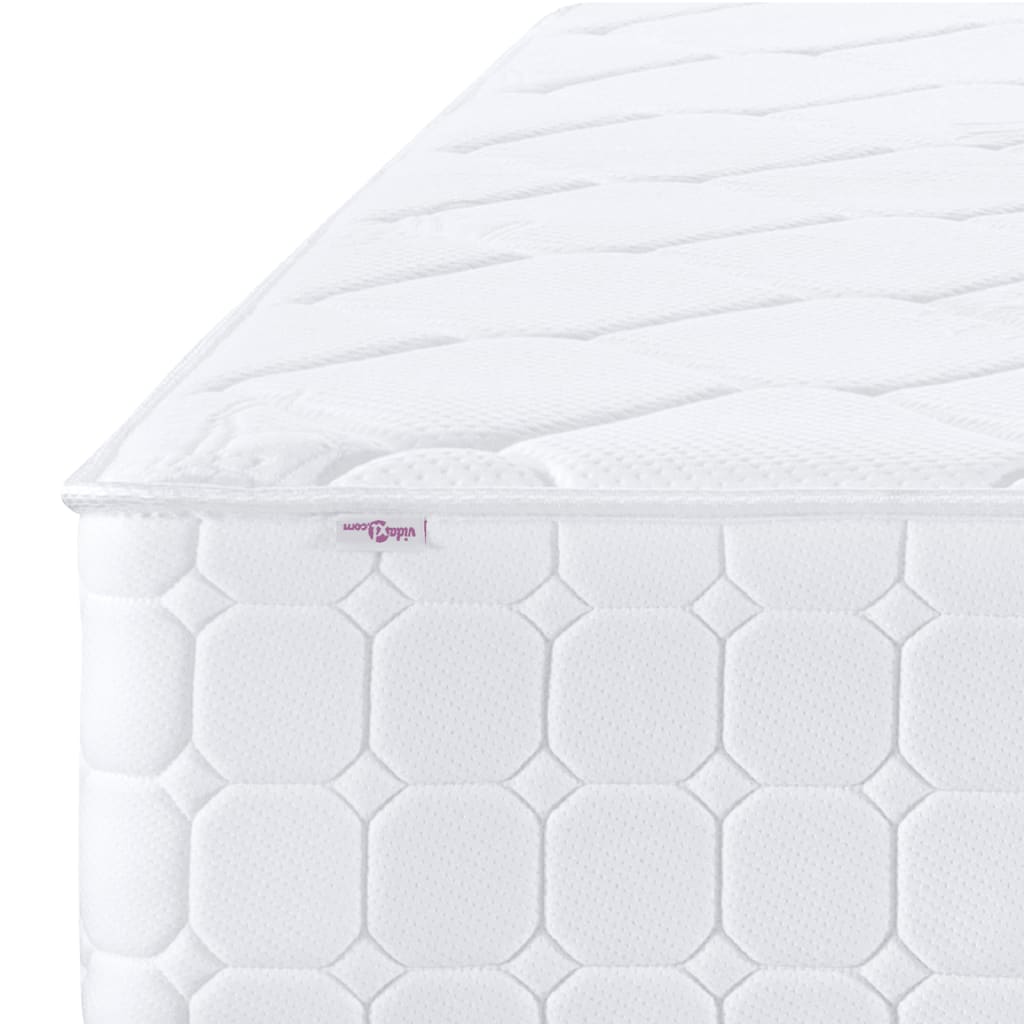 vidaXL Matelas à ressorts ensachés dureté moyenne 80x200 cm