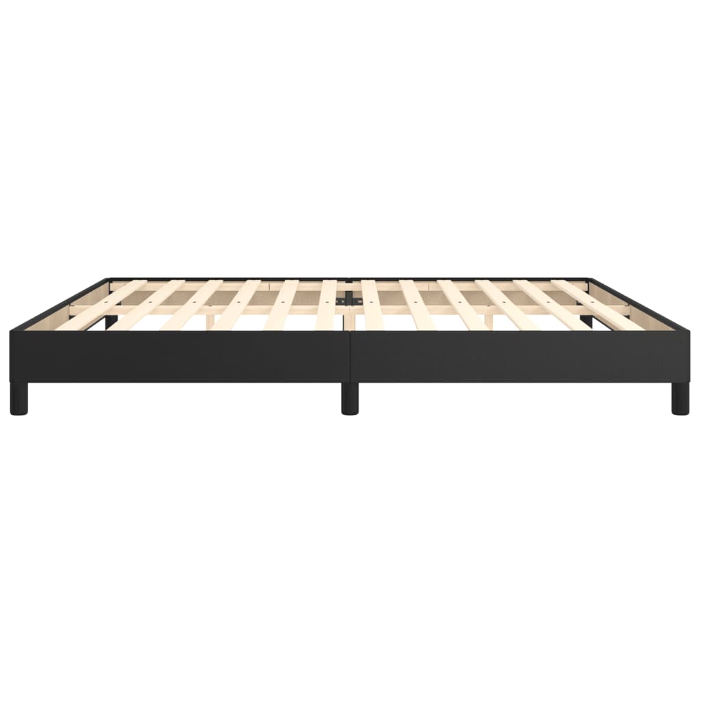 vidaXL Cadre de lit sans matelas noir 200x200 cm similicuir