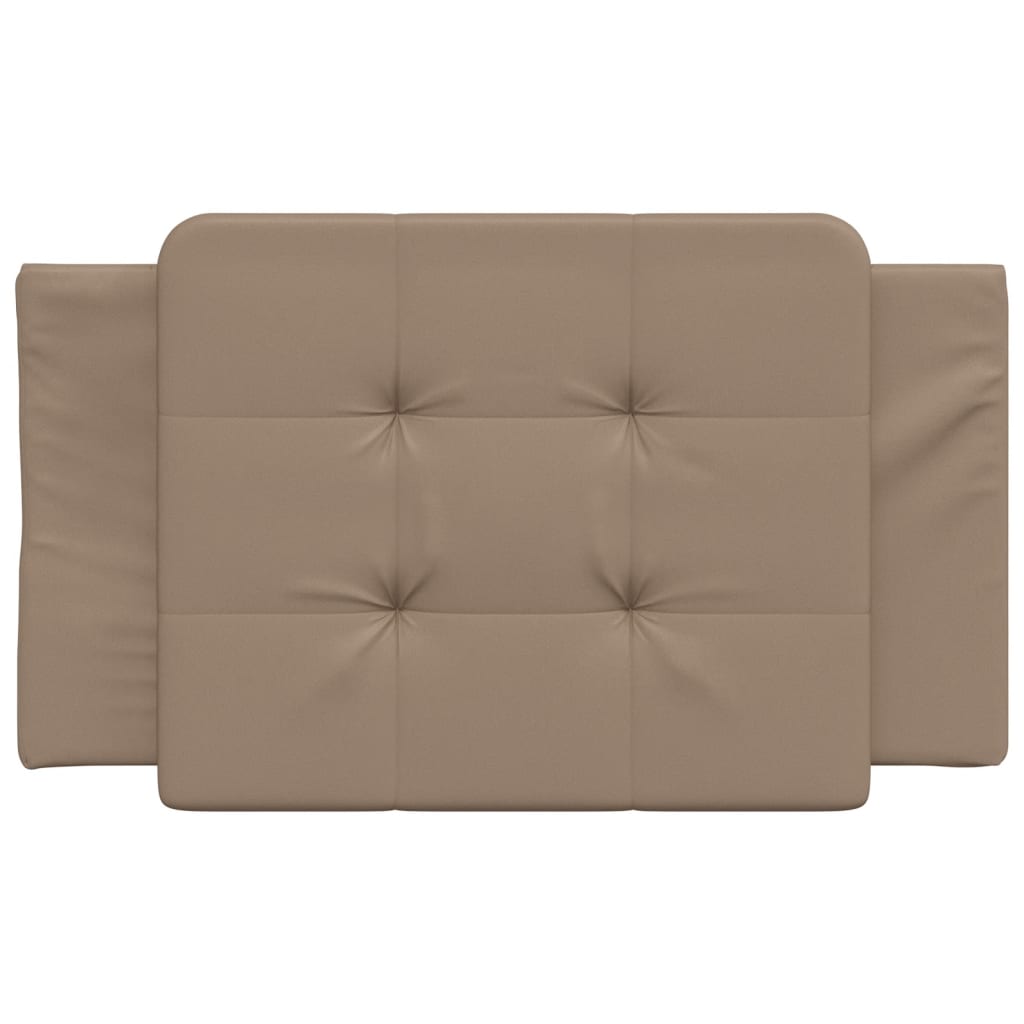 vidaXL Coussin de tête de lit cappuccino 80 cm similicuir