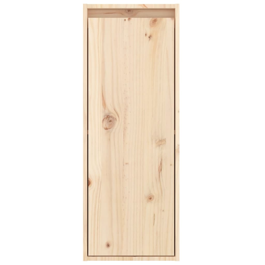 vidaXL Armoires murales 2 pcs 30x30x80 cm Bois de pin massif