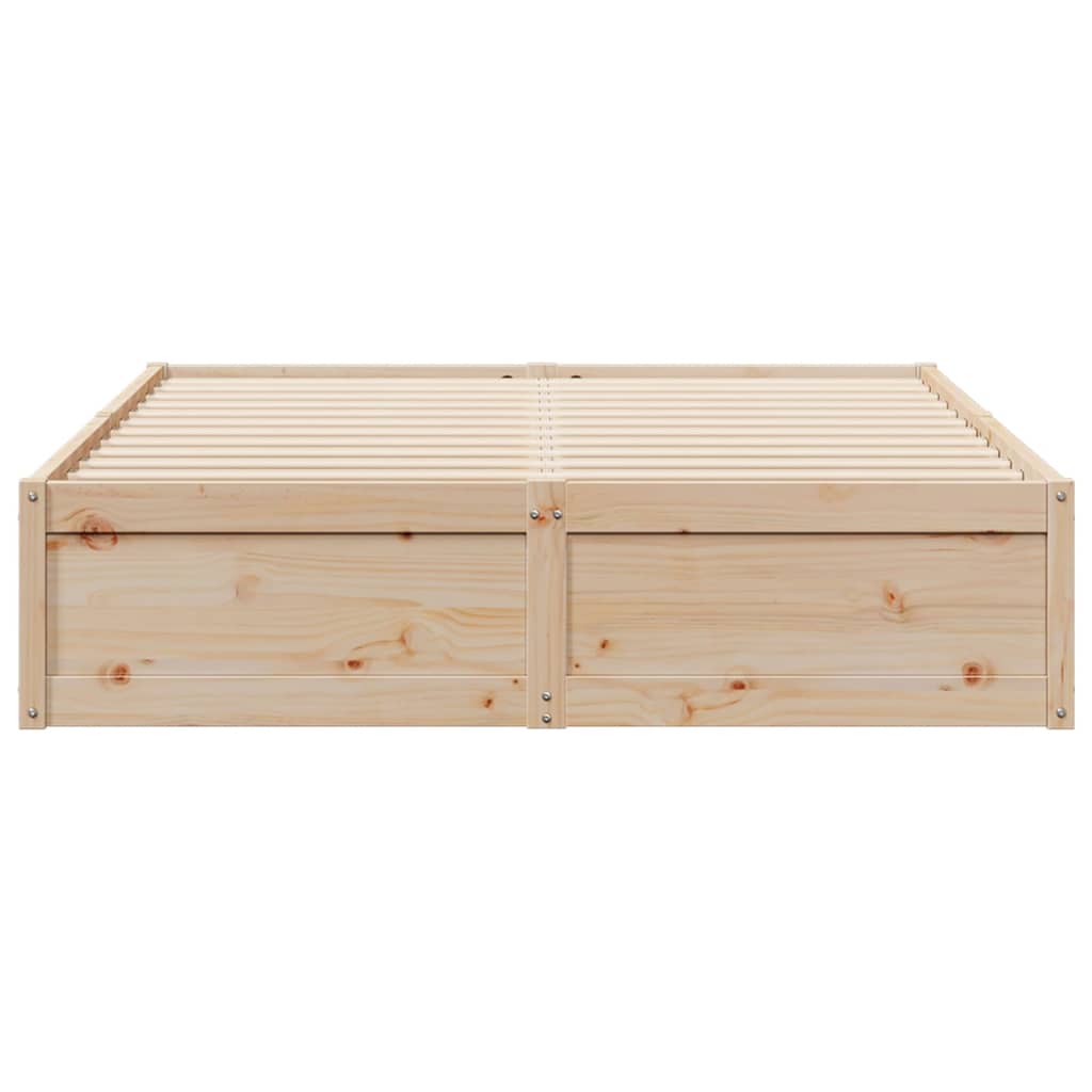 vidaXL Cadre de lit sans matelas 150x200 cm bois de pin massif