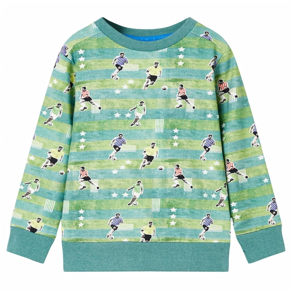 Sweatshirt pour enfants mélange vert clair 104