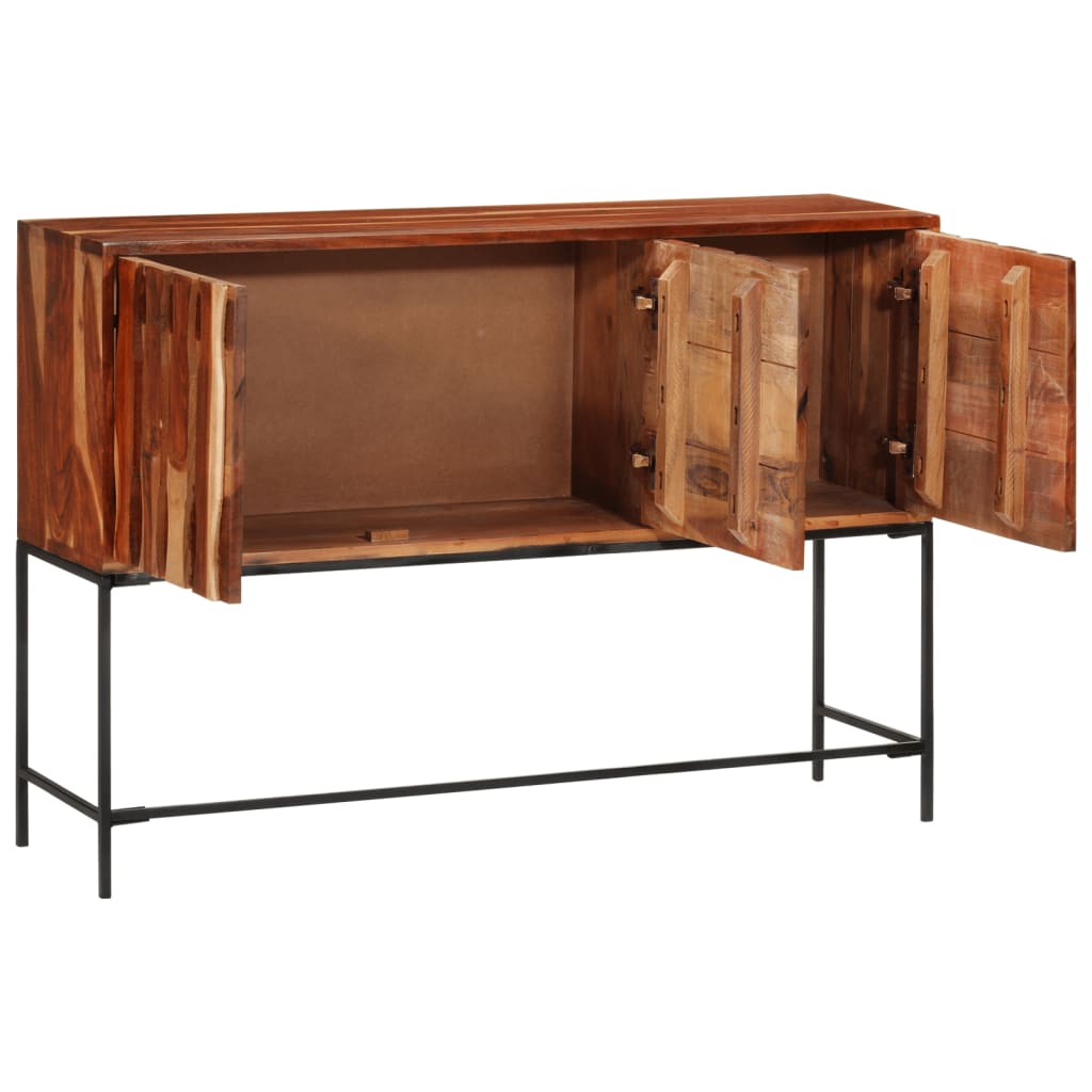 vidaXL Buffet 110x28x76 cm bois massif d'acacia