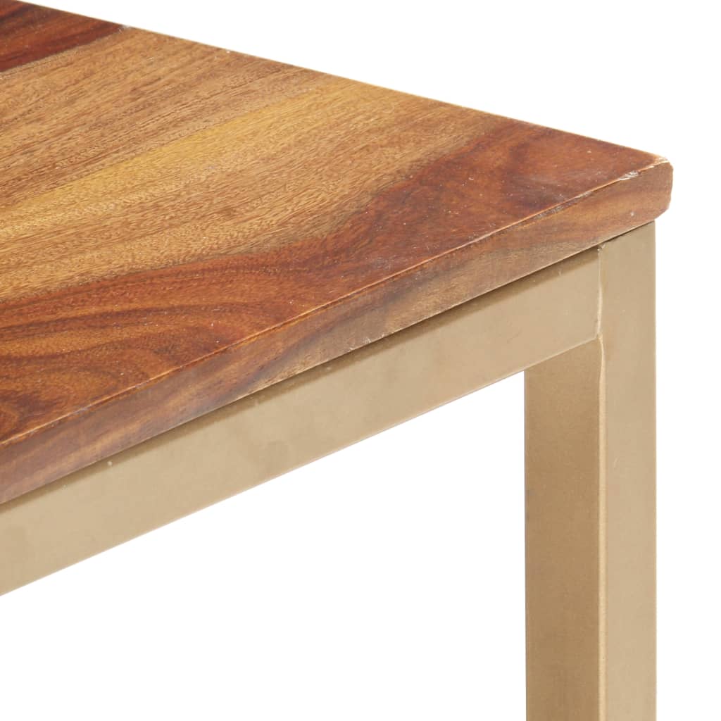 vidaXL Table d'appoint 60x60x40 cm Bois massif