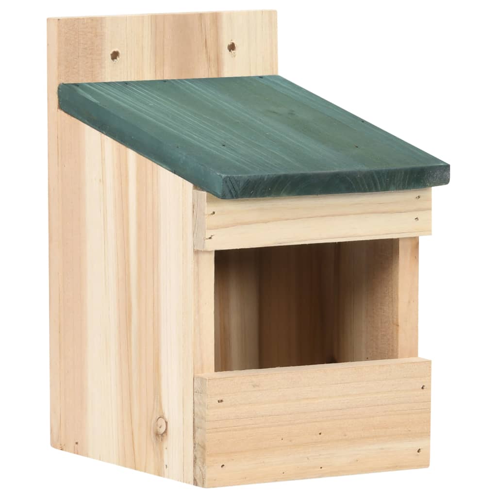 vidaXL Nichoirs 4 pcs 12x16x20 cm Bois de sapin