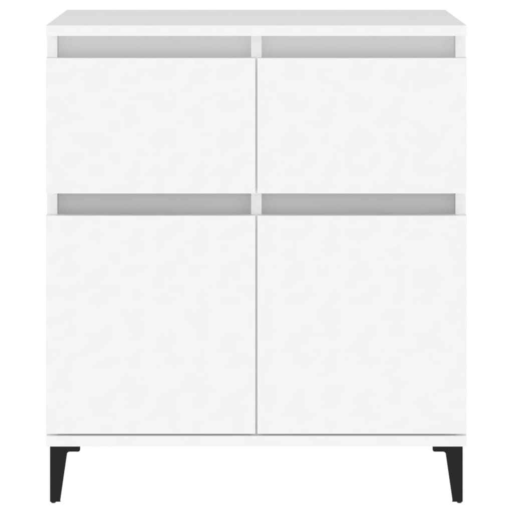 vidaXL Buffet Blanc 60x35x70 cm Bois d'ingénierie