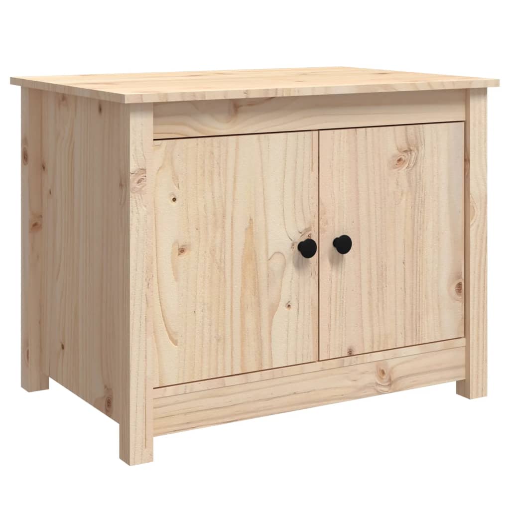 vidaXL Table basse 71x49x55 cm Bois massif de pin