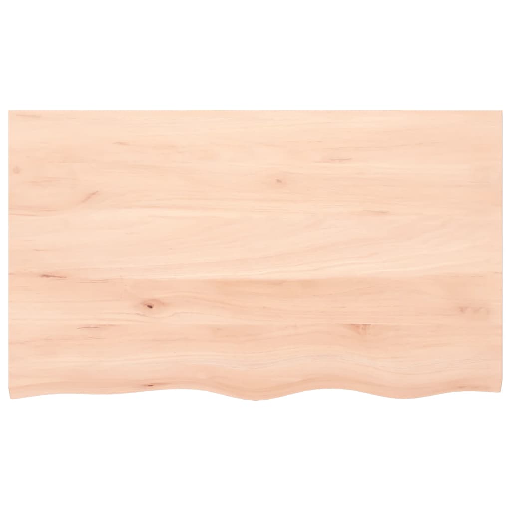 vidaXL Dessus de table 100x60x2 cm bois de chêne massif non traité