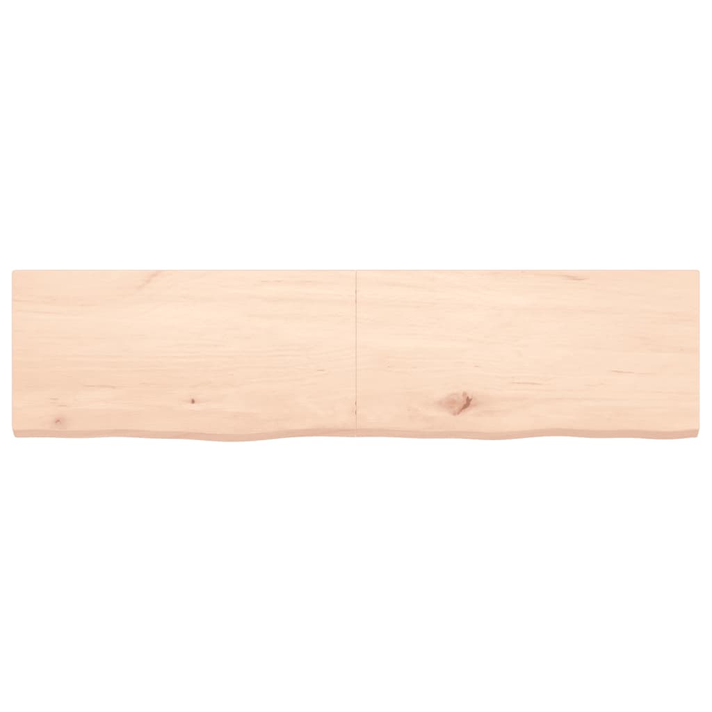 vidaXL Dessus de table 160x40x(2-4) cm bois de chêne massif non traité