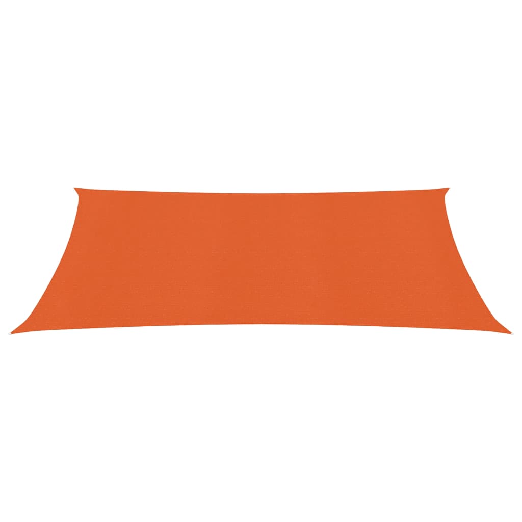 vidaXL Voile d'ombrage 160 g/m² Orange 2,5x4 m PEHD