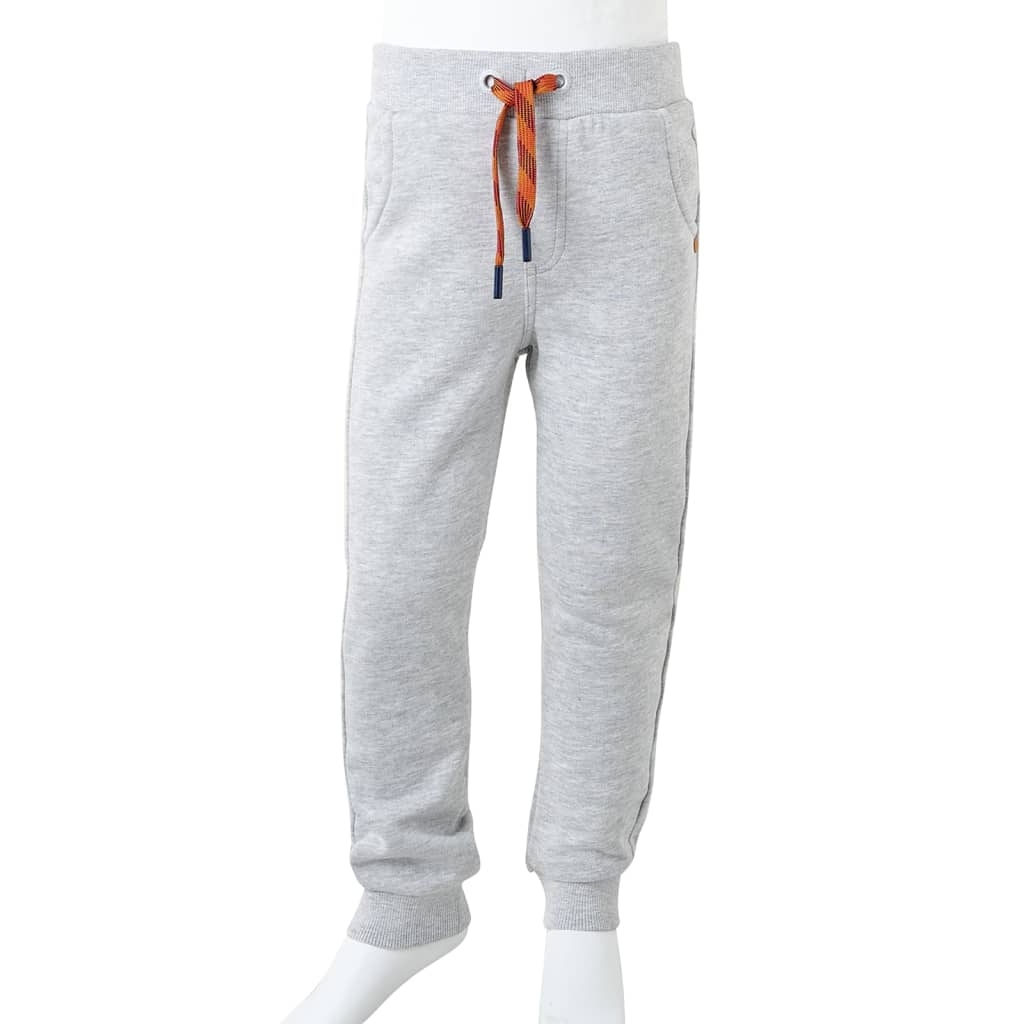 Pantalon de survêtement pour enfants gris mélangé 140