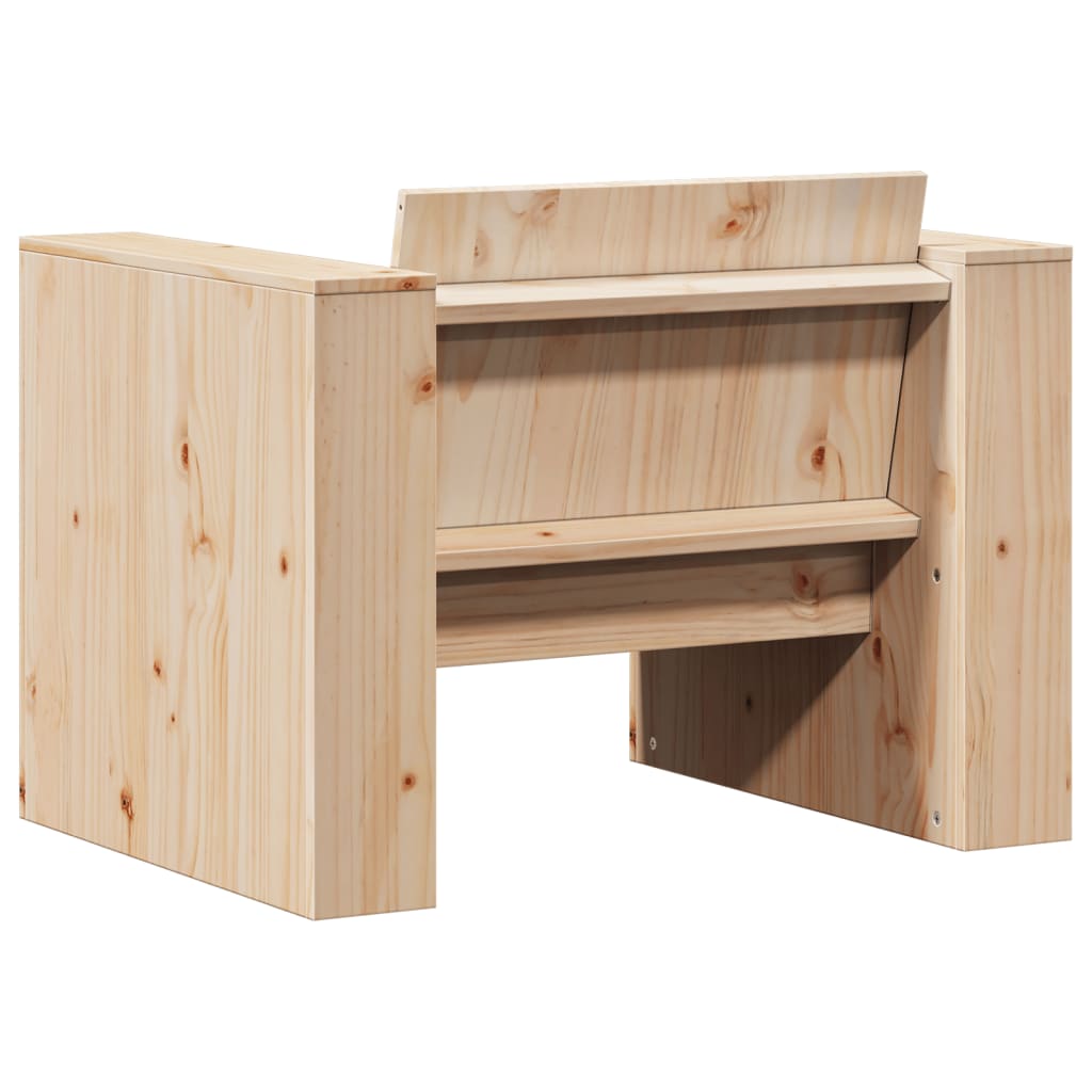 vidaXL Canapé de jardin 79x60x62 cm bois de pin massif