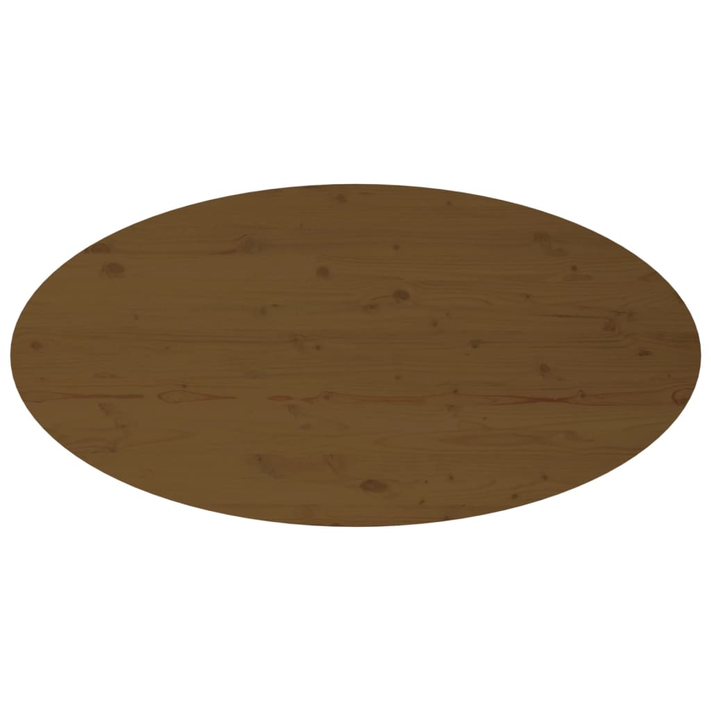 vidaXL Table basse Marron miel 110x55x45 cm Bois massif de pin