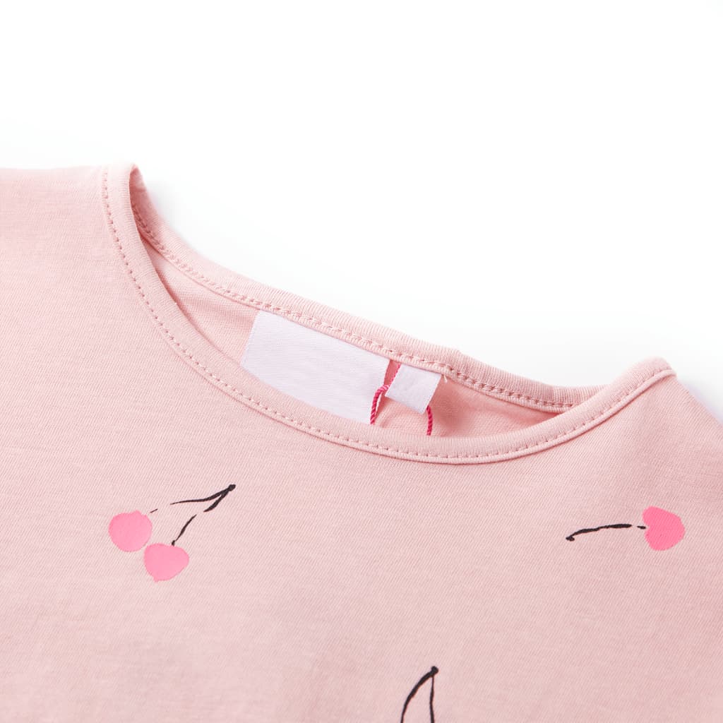 T-shirt pour enfants rose clair 140