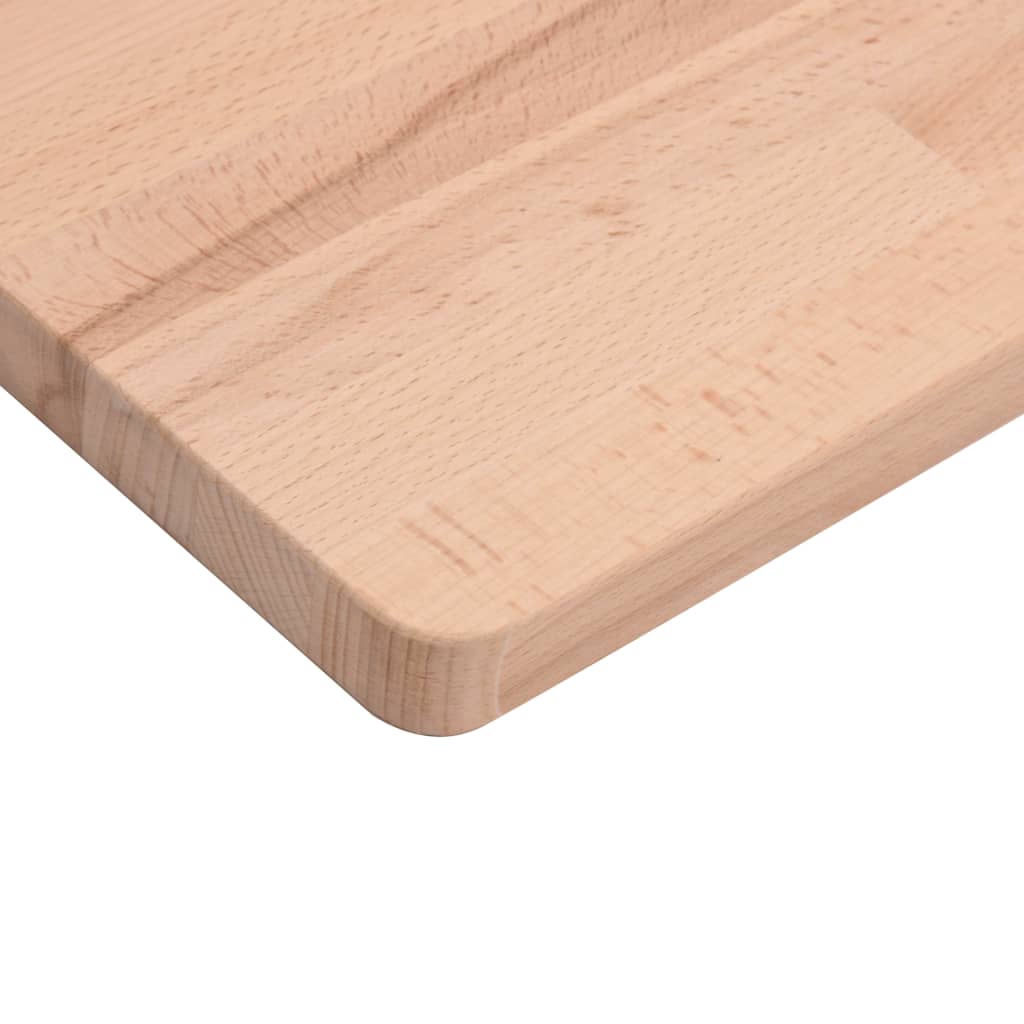 vidaXL Comptoir de salle de bain 80x40x1,5 cm bois massif de hêtre