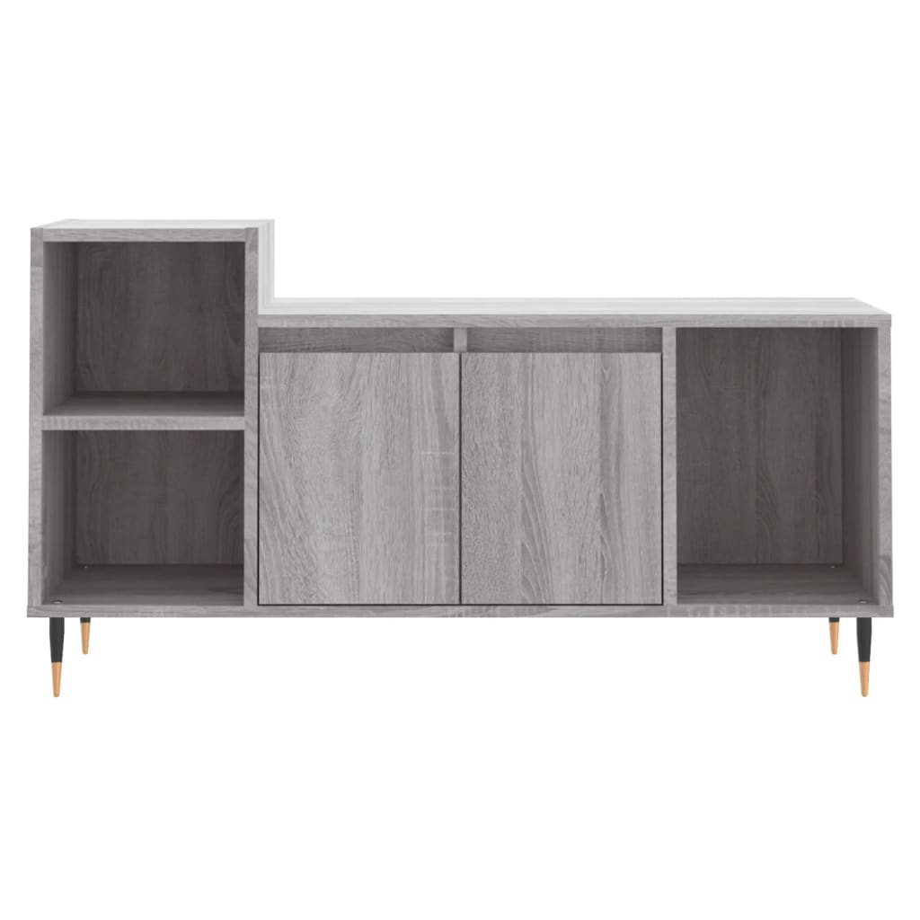 vidaXL Meuble TV Sonoma gris 100x35x55 cm Bois d'ingénierie