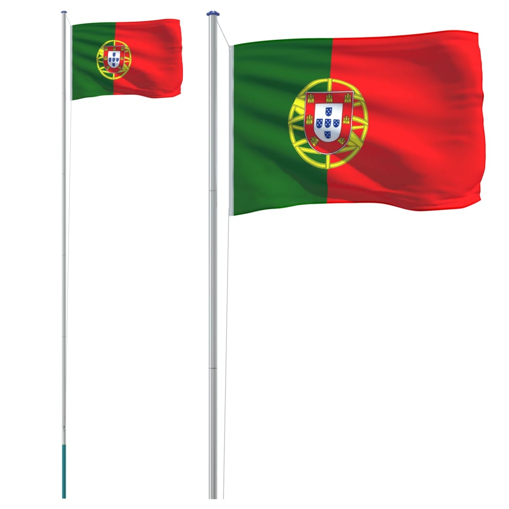 Achat drapeau Portugal destiné à être monté sur mât - DOUBLET