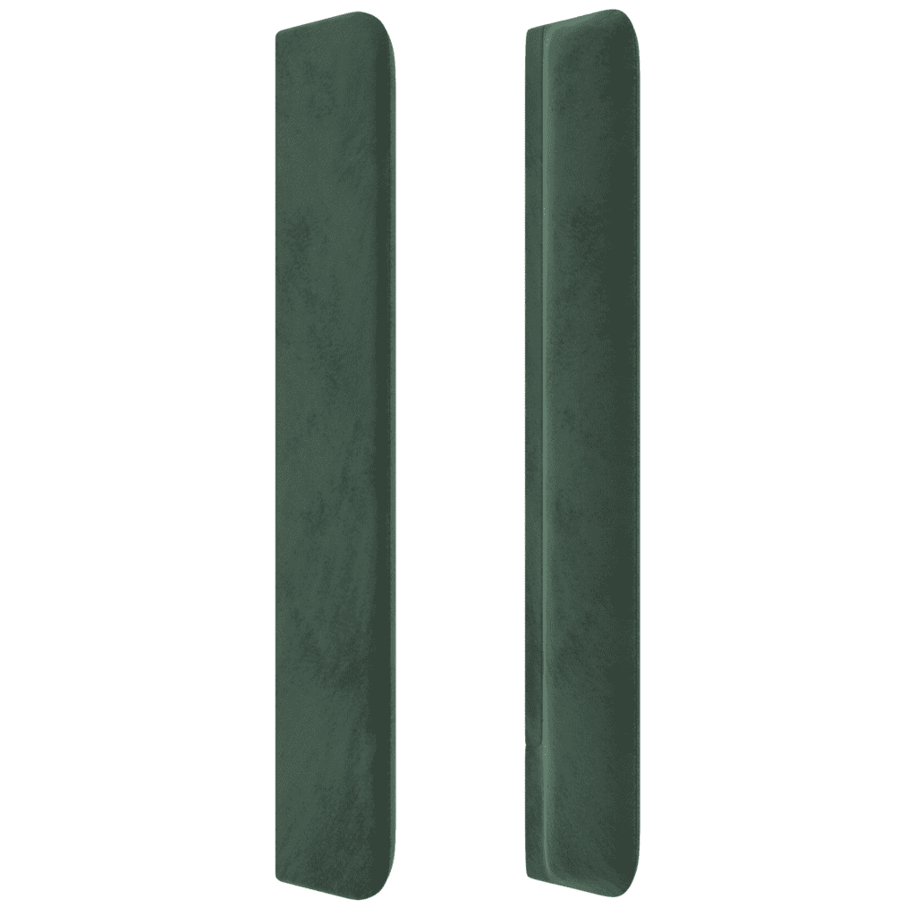 vidaXL Sommier à lattes de lit avec matelas Vert foncé 90x190 cm