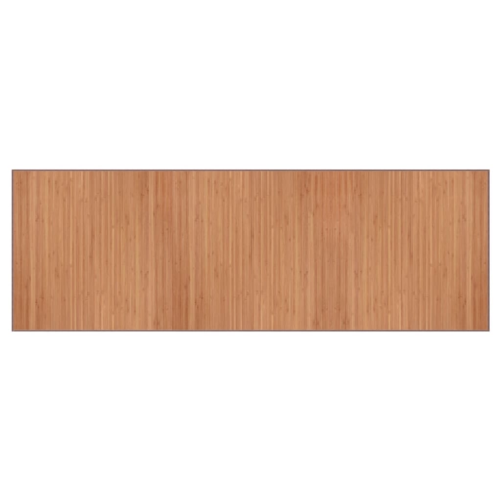 vidaXL Tapis rectangulaire naturel 100x300 cm bambou