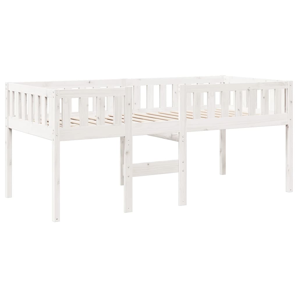 vidaXL Lit pour enfants sans matelas blanc 75x190cm bois de pin massif