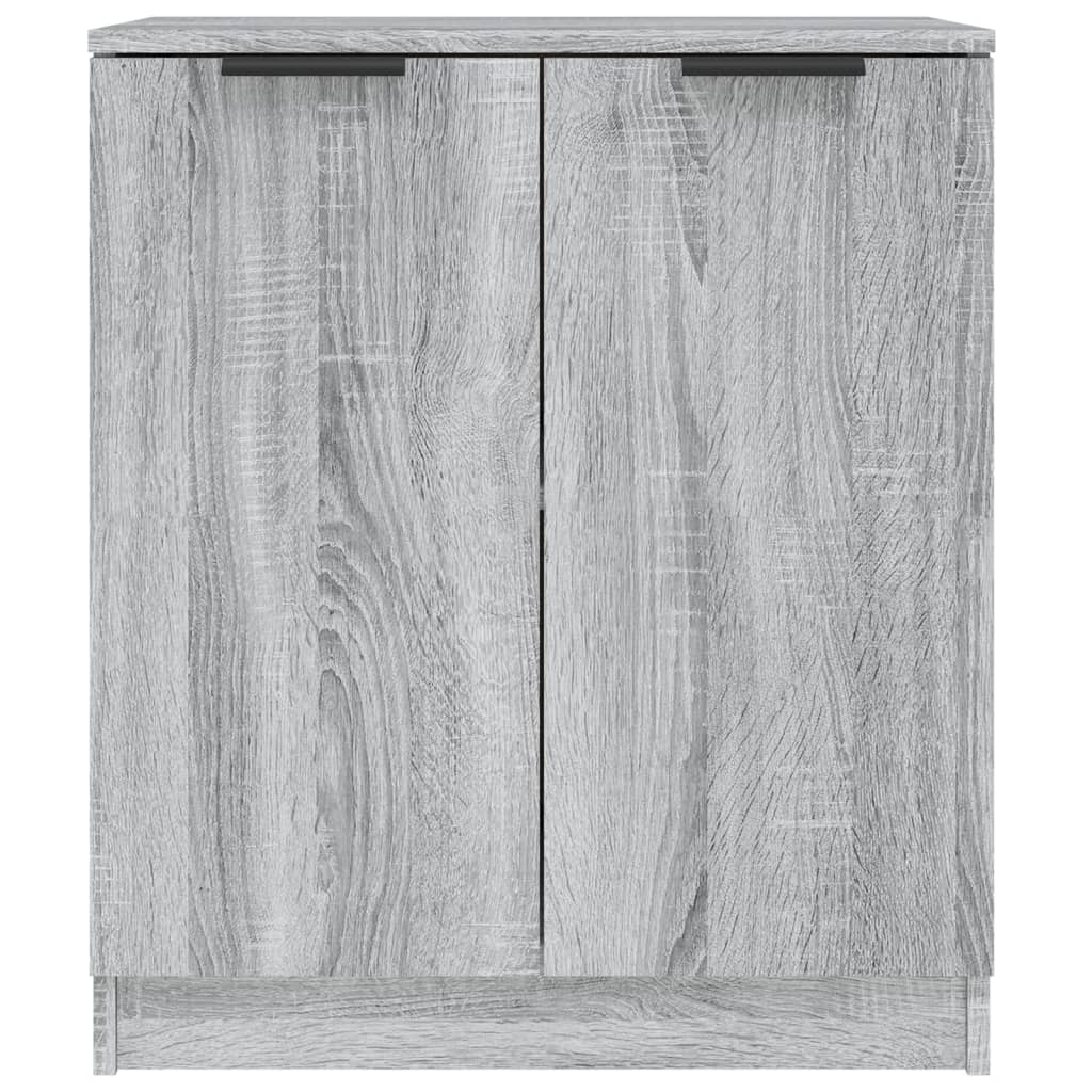 vidaXL Buffets 2 pcs Sonoma gris 60x30x70 cm Bois d'ingénierie