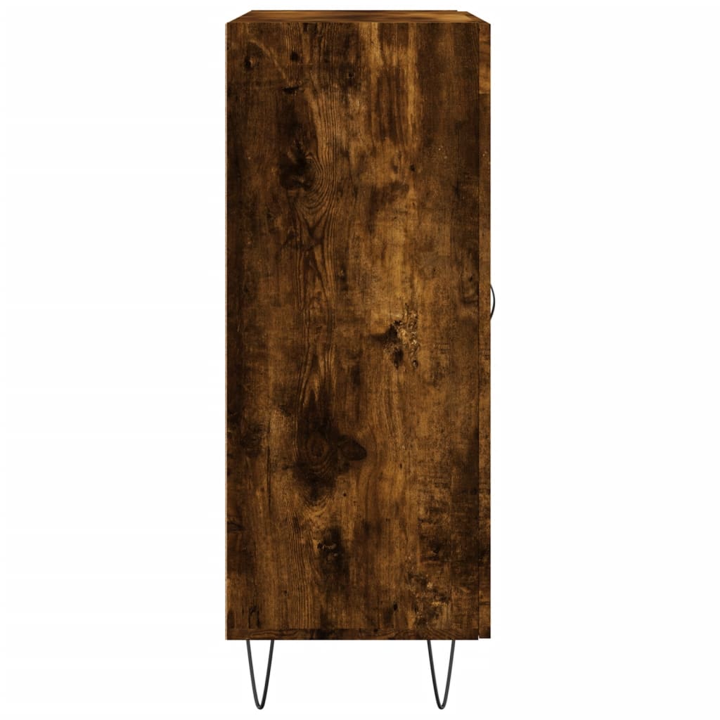 vidaXL Buffet chêne fumé 69,5x34x90 cm bois d'ingénierie