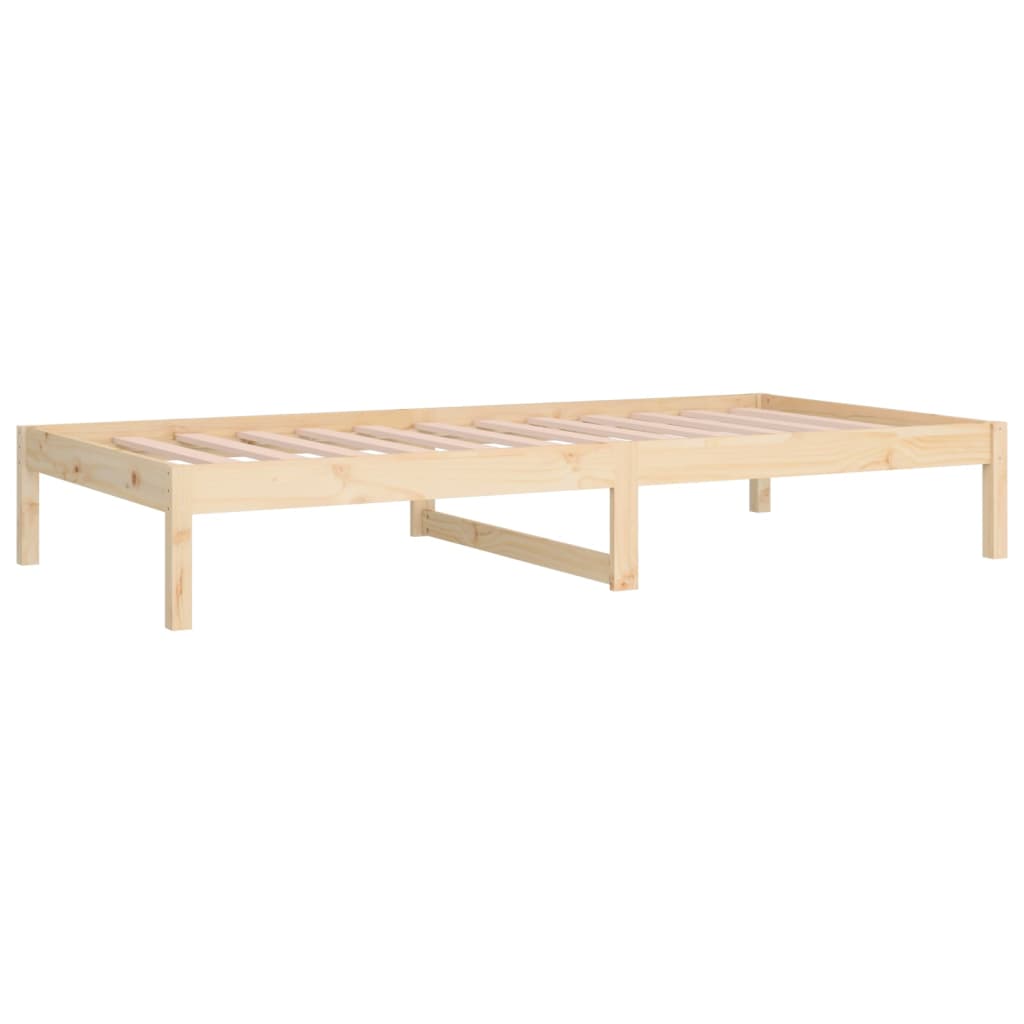 vidaXL Lit de jour sans matelas 90x190 cm bois de pin massif