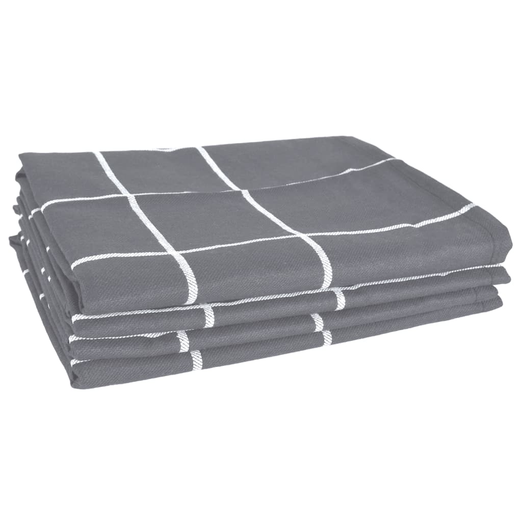 vidaXL Ensemble de serviettes 12 pcs gris coton