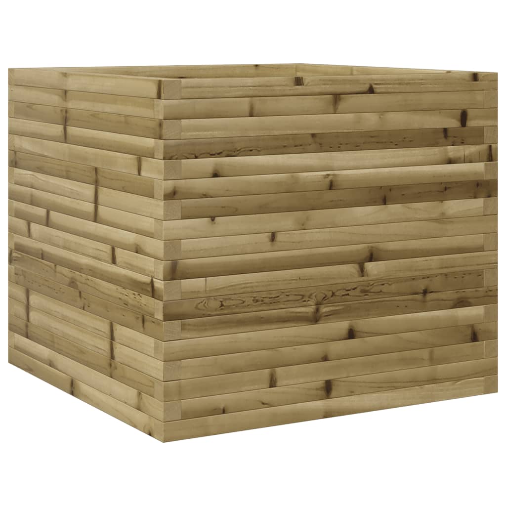 vidaXL Jardinière 80x80x68,5 cm bois de pin imprégné