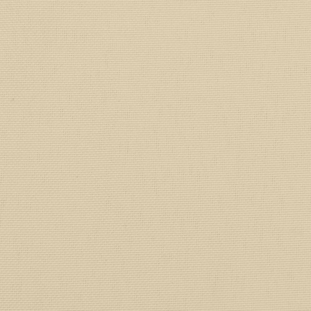 vidaXL Coussin de banc de jardin beige 180x(50+50)x7 cm tissu oxford