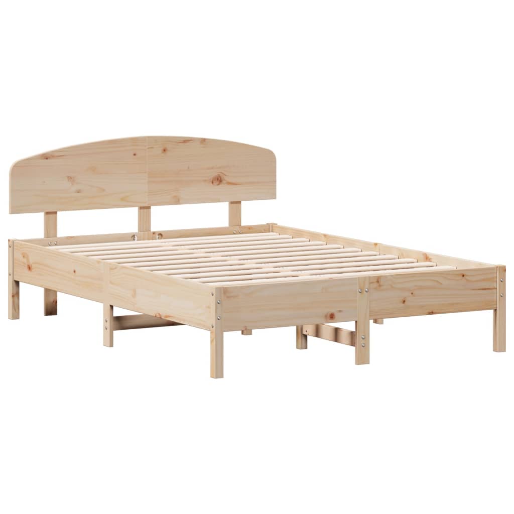 vidaXL Cadre de lit sans matelas 120x190 cm bois de pin massif