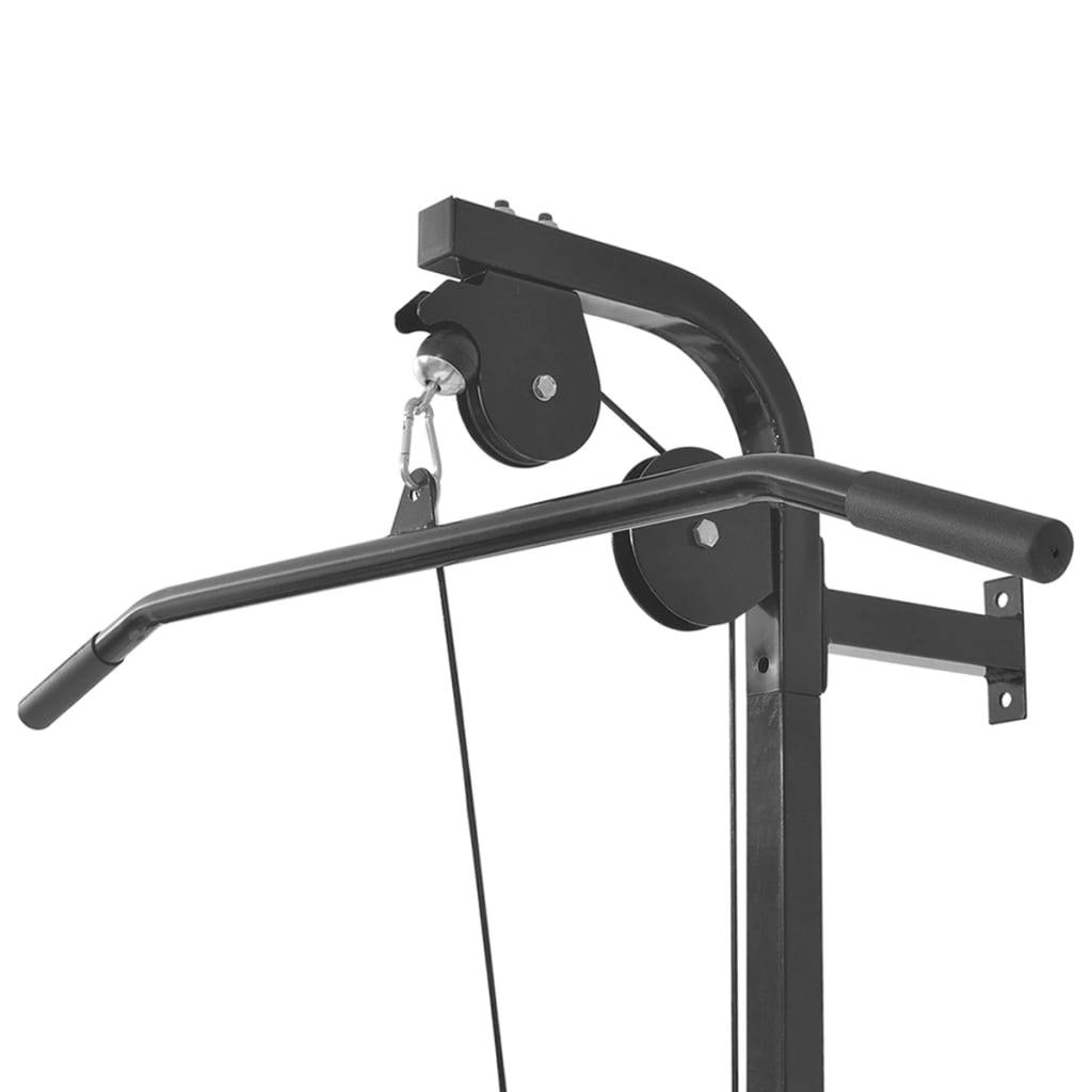 vidaXL Tour de musculation murale avec jeu d'haltères et poids 30,5 kg