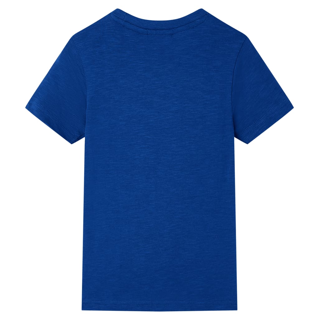 T-shirt pour enfants bleu foncé 92