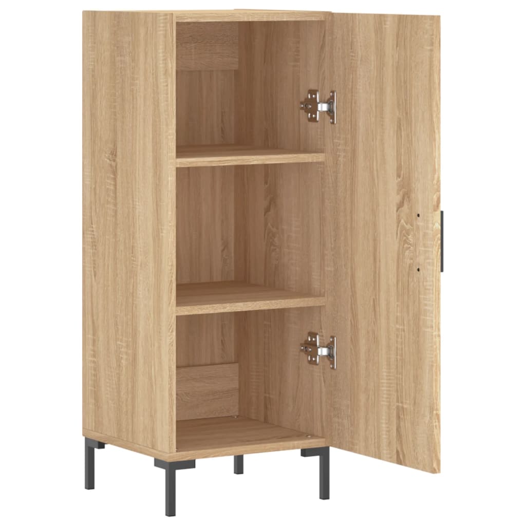 vidaXL Buffet Chêne sonoma 34,5x34x90 cm Bois d'ingénierie