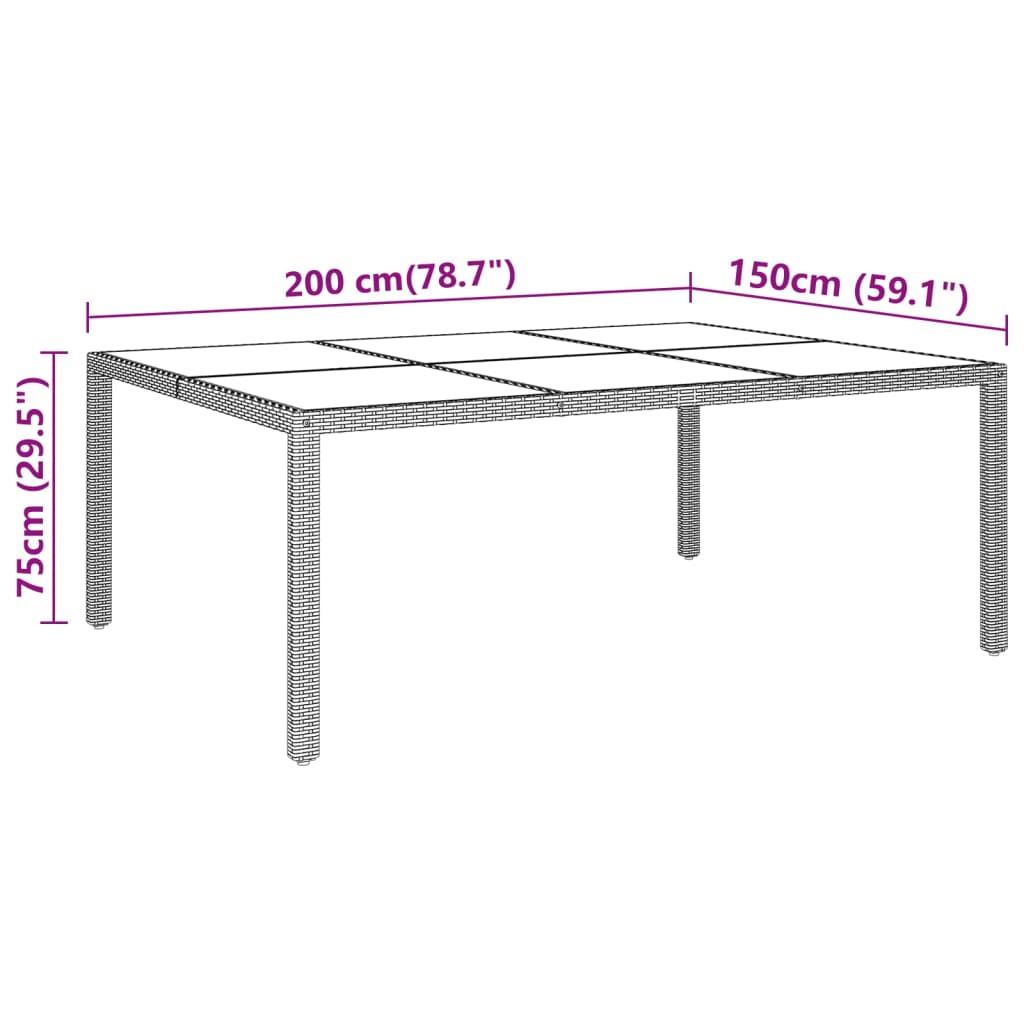 vidaXL Ensemble à dîner de jardin 11 pcs Résine tressée Noir