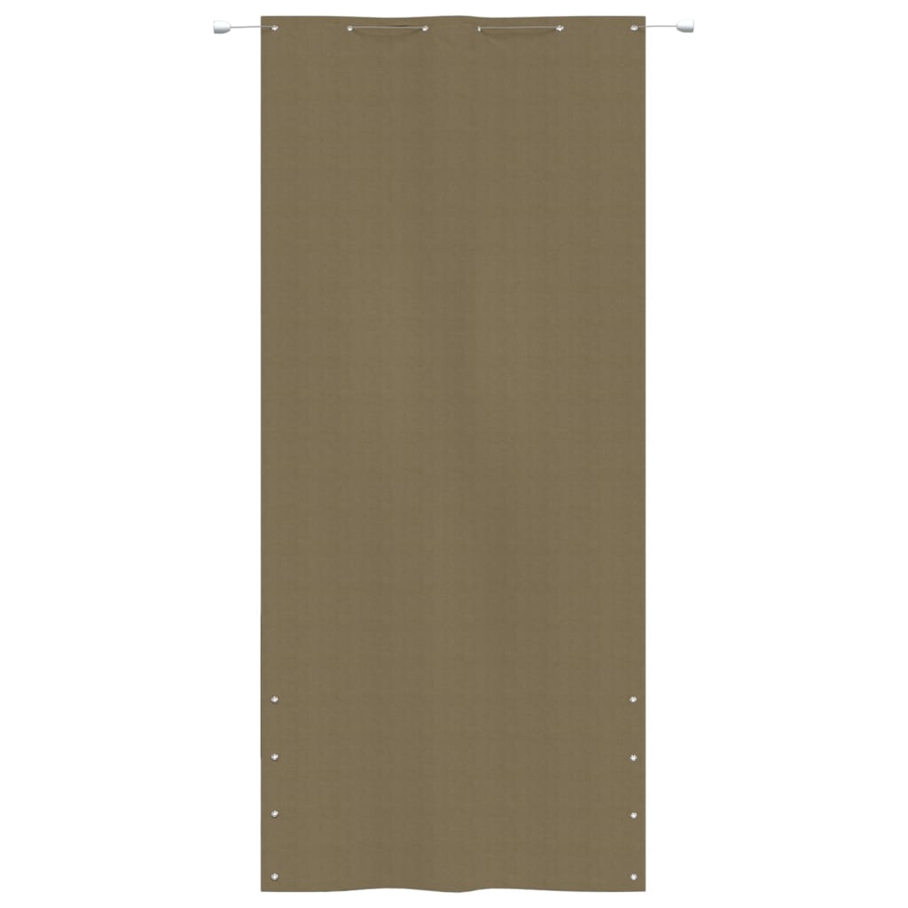 vidaXL Écran de balcon Taupe 120x240 cm Tissu Oxford