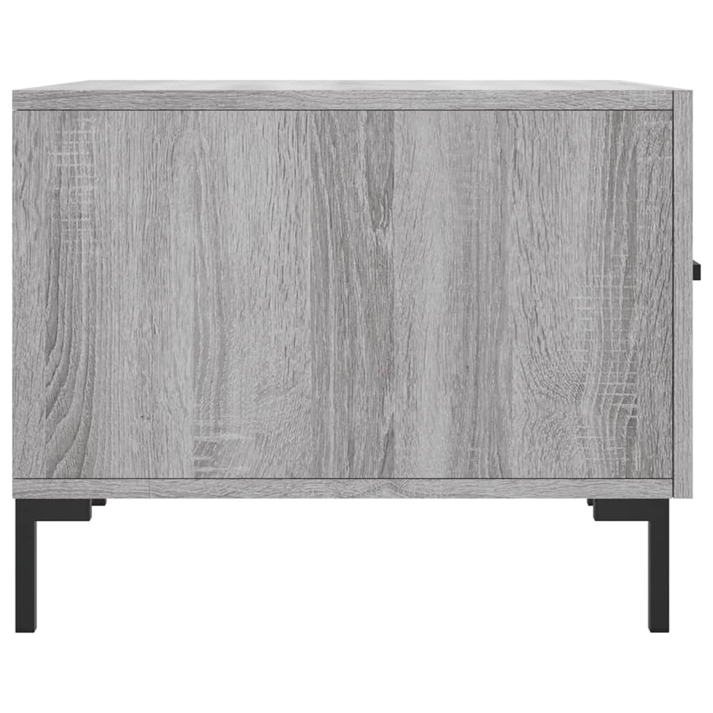 vidaXL Table basse Sonoma gris 50x50x40 cm Bois d'ingénierie