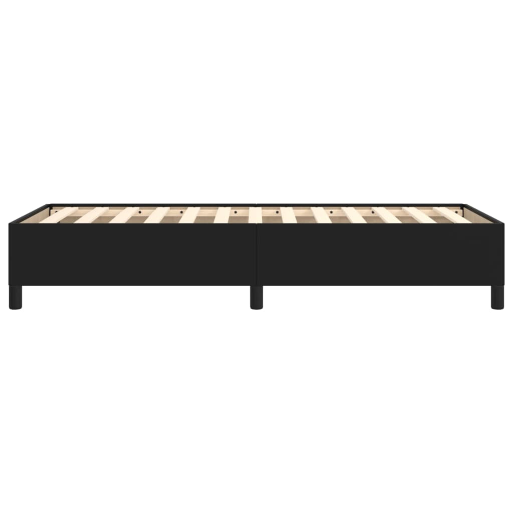 vidaXL Cadre de lit sans matelas noir 100x200 cm similicuir