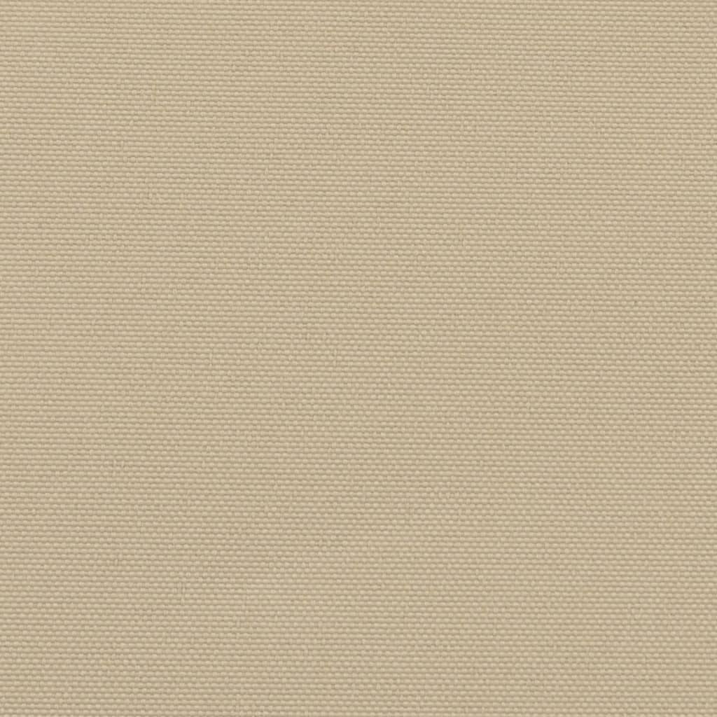 vidaXL Auvent latéral rétractable beige 140x1200 cm